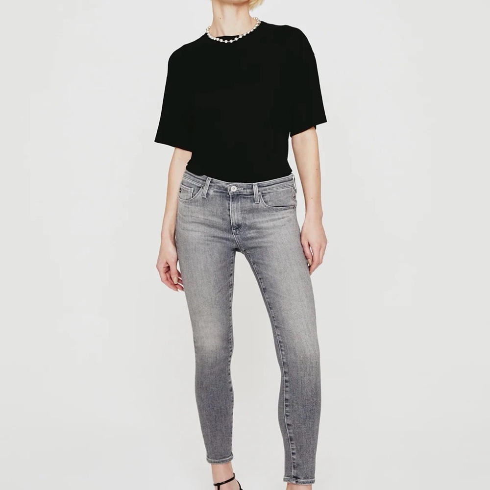 AG Women's Grey Skinny Jeans